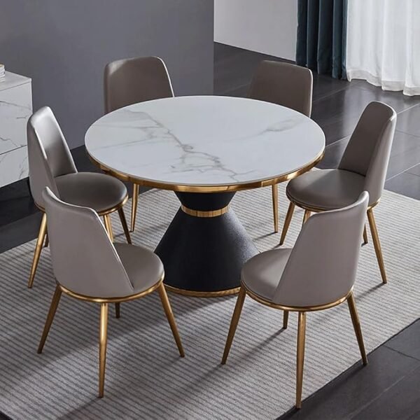 Mesa Comedor Moderna Plato Giratorio